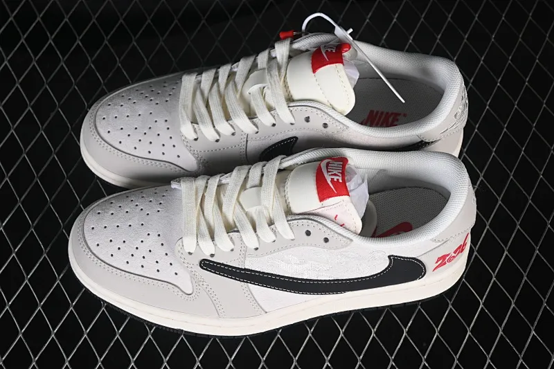 All categories Air Jordan Jordan series basketball shoes Air Jordan 1 Low High-end customized low-top sneakers Air Jordan 1 Low AJ1 Qiao 1 Guofengxiang moiré High-end customized low-top retro basketball shoes JJ2508-107